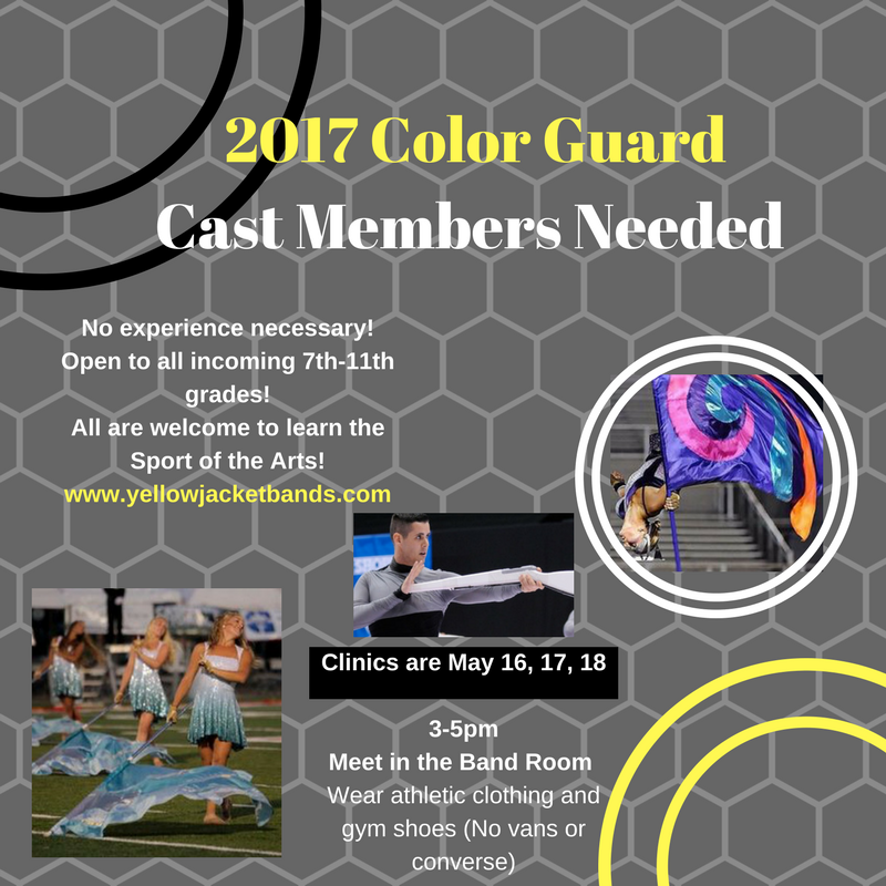 join the color guard flier